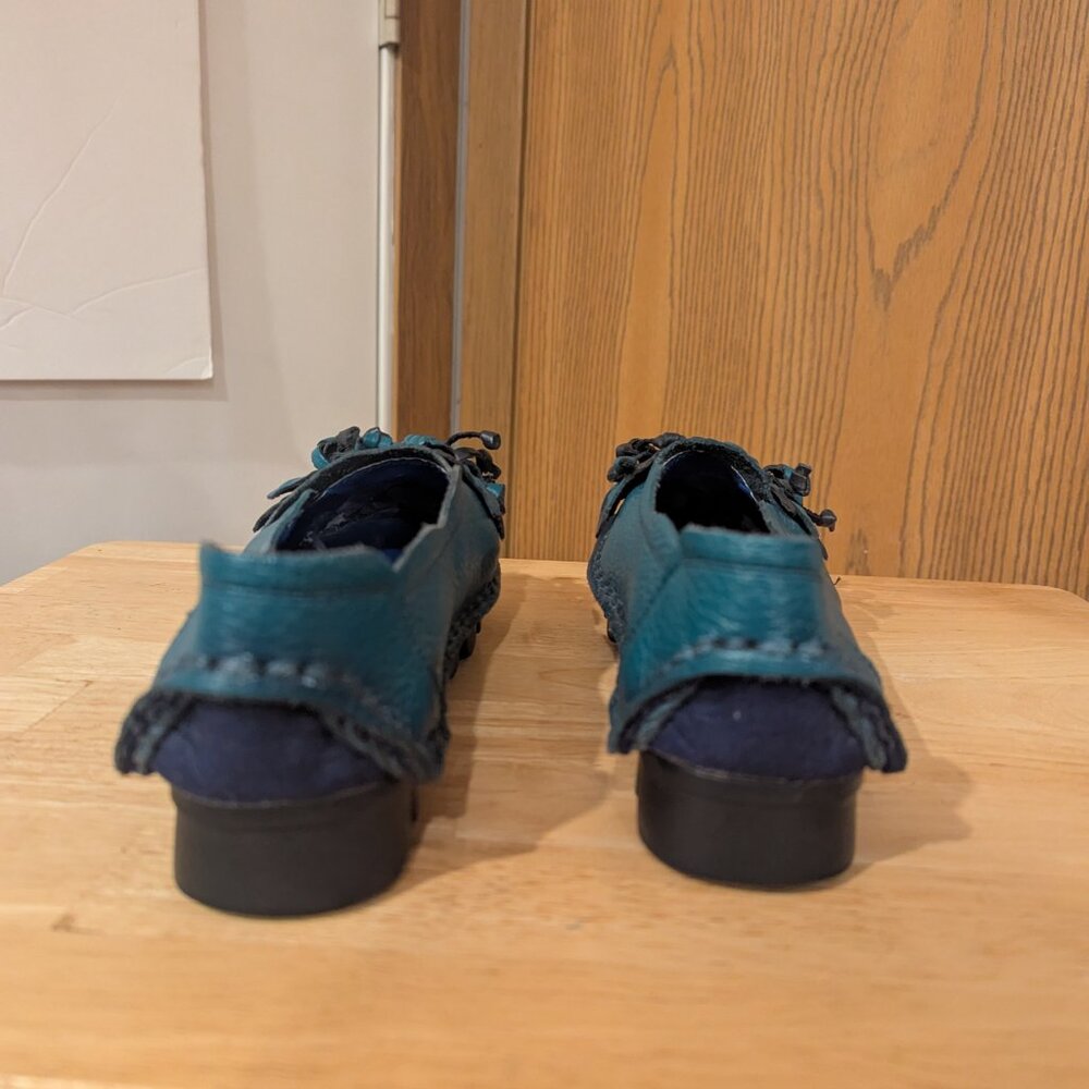 Mercury Floral Teal Flats-Size 250/8 - Picture 11 of 11
